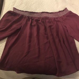 Plus Size Off-The-Shoulder Top